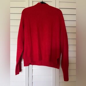 H&M turtle neck, red